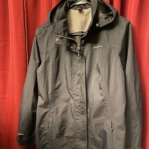 Eddie Bauer Black Hooded Jacket